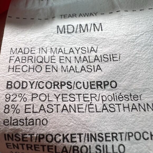 Under Armour Sport Sleeveless Hoodie Mens Size Medium Orange Back Zipper Pocket - Picture 9 of 13